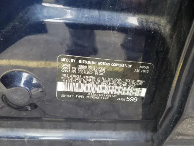 2013 MITSUBISHI LANCER ES/ES SPORT