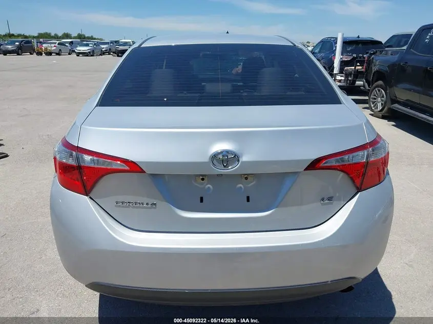 2016 TOYOTA COROLLA LE