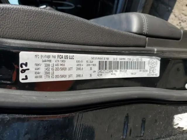 2020 DODGE DURANGO R/T