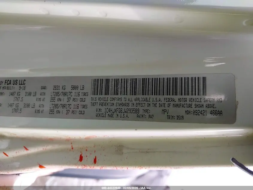 2018 JEEP WRANGLER UNLIMITED RUBICON 4X4