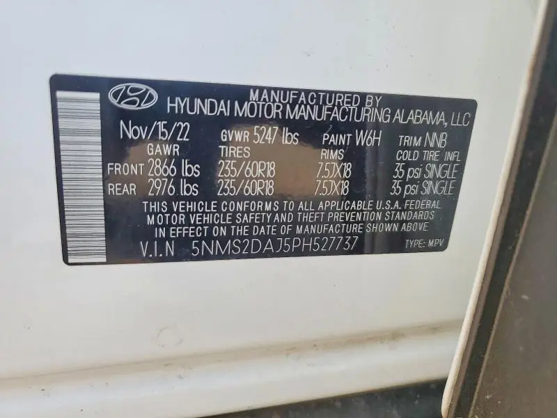 2023 HYUNDAI SANTA FE SEL  