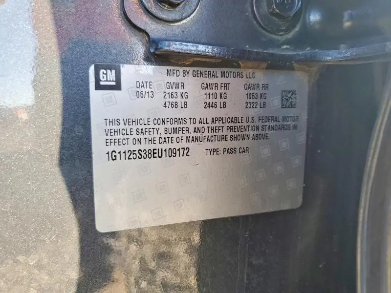 2014 CHEVROLET IMPALA LT  