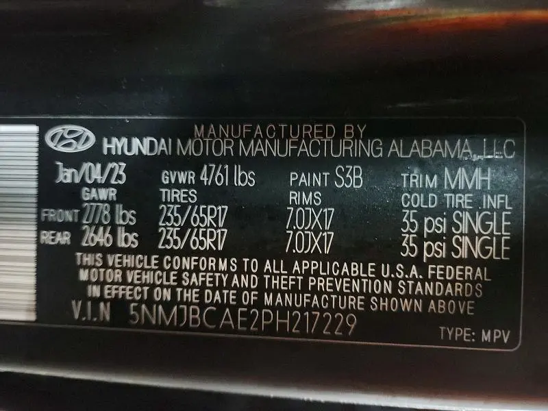 2023 HYUNDAI TUCSON SEL  