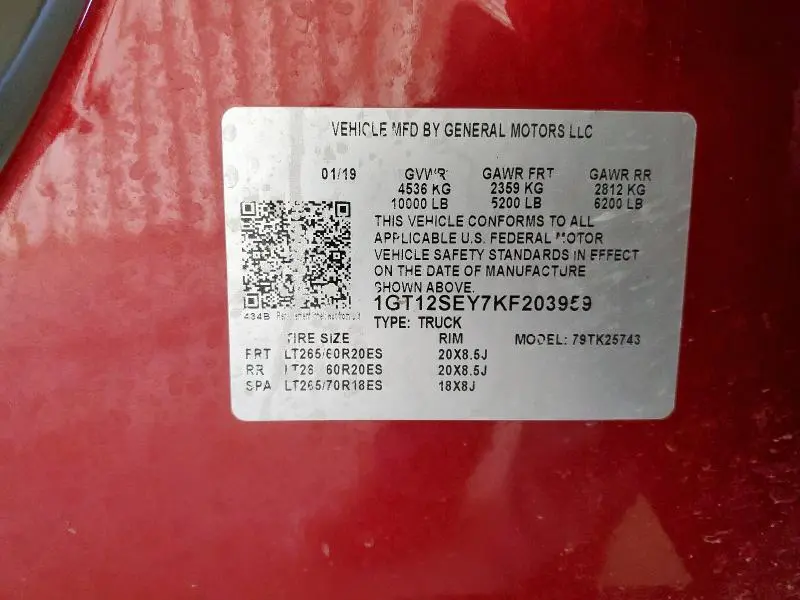 2019 GMC SIERRA K2500 DENALI  