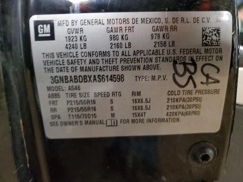 2010 CHEVROLET HHR LT  