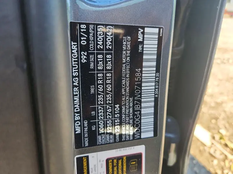 2018 MERCEDES-BENZ GLC 300  