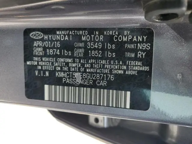 2016 HYUNDAI ACCENT SE  