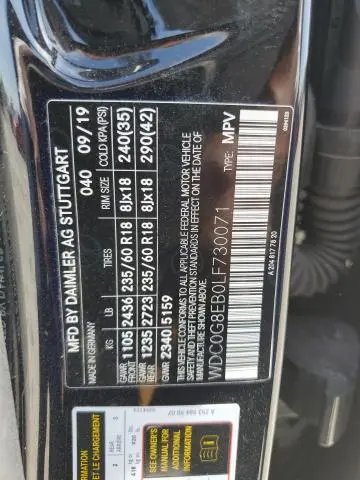 2020 MERCEDES-BENZ GLC 300 4MATIC  