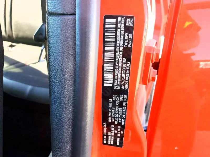 2016 JEEP RENEGADE LATITUDE  