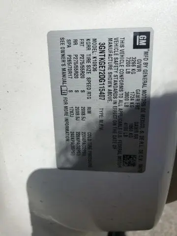 2013 CHEVROLET AVALANCHE LTZ  