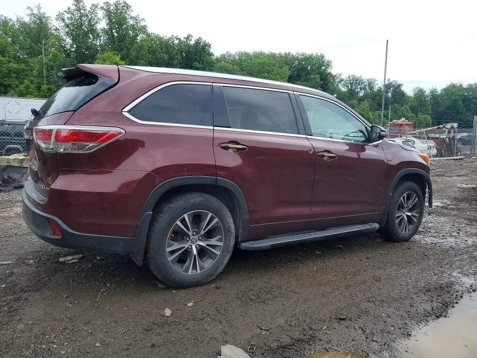 2016 TOYOTA HIGHLANDER XLE  