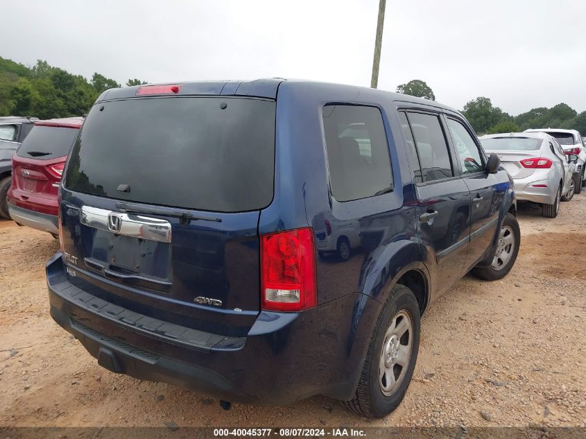 2013 HONDA PILOT LX