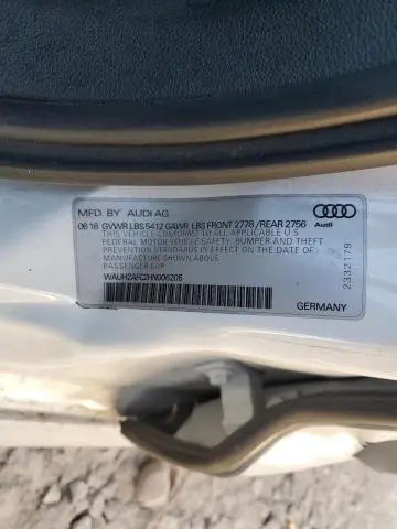 2017 AUDI A6 PRESTIGE  