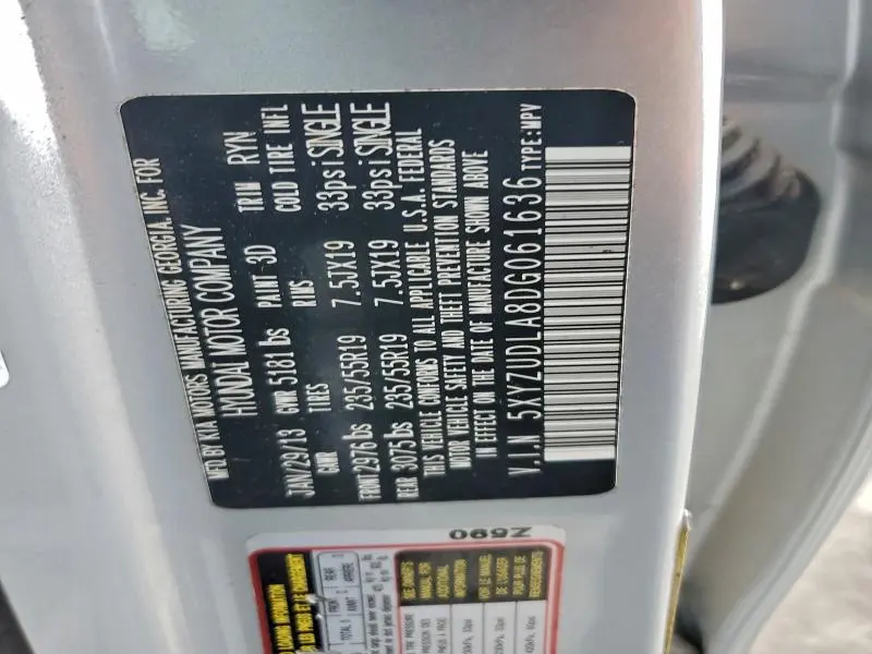 2013 HYUNDAI SANTA FE SPORT   