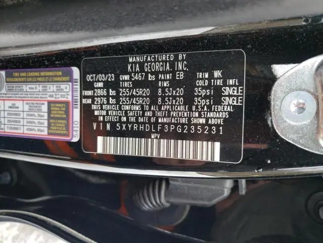 2023 KIA SORENTO EX  