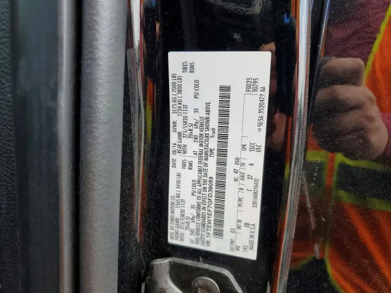2016 FORD F150 SUPERCREW  