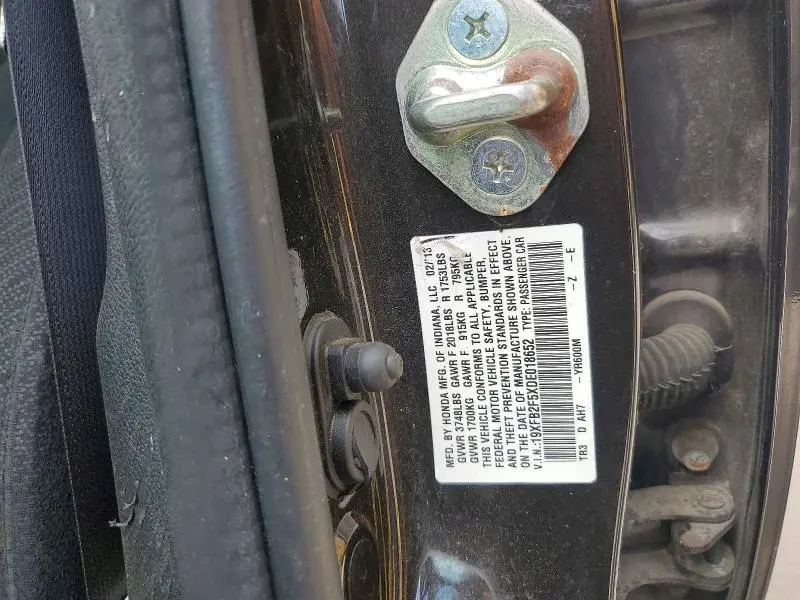 2013 HONDA CIVIC LX  