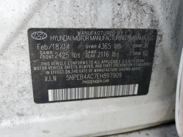 2014 HYUNDAI SONATA GLS  