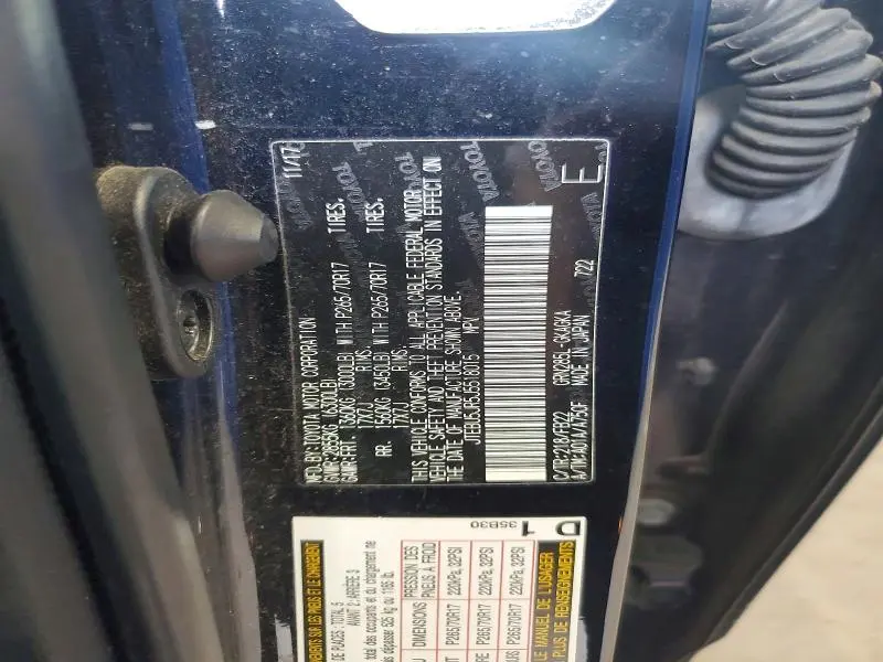 2018 TOYOTA 4RUNNER SR5  