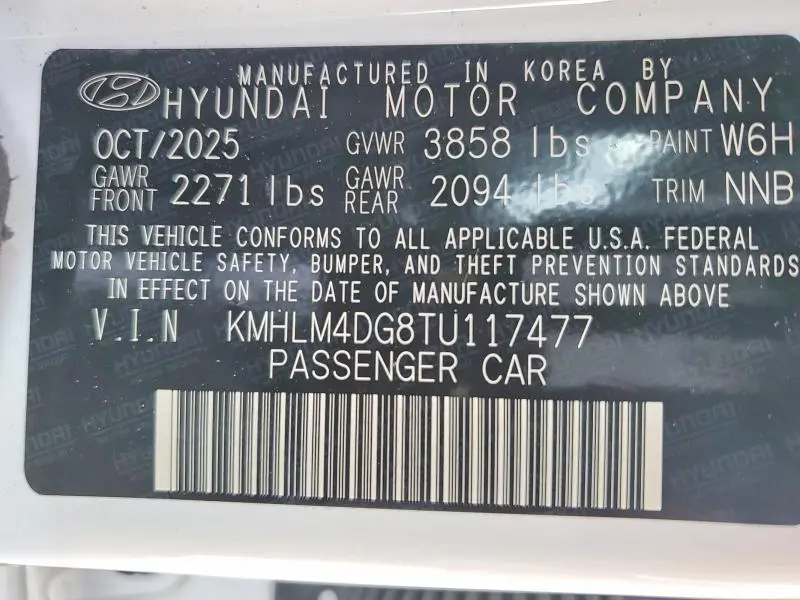 2026 HYUNDAI ELANTRA SEL SPORT  