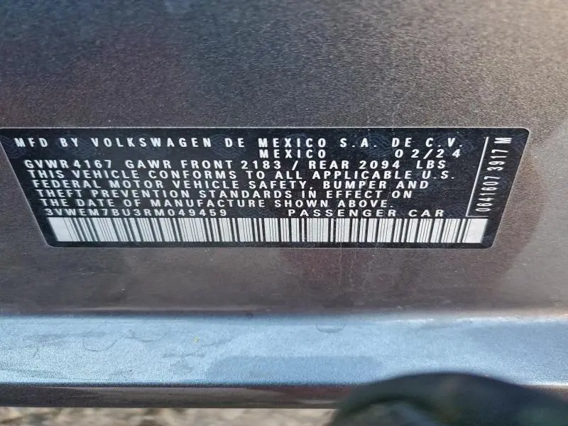 2024 VOLKSWAGEN JETTA SE  