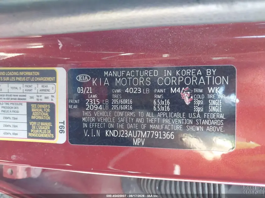 2021 KIA SOUL LX