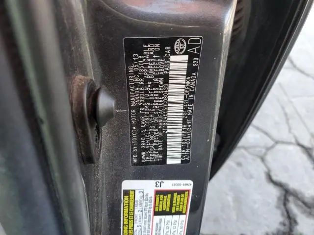 2013 TOYOTA COROLLA BASE  