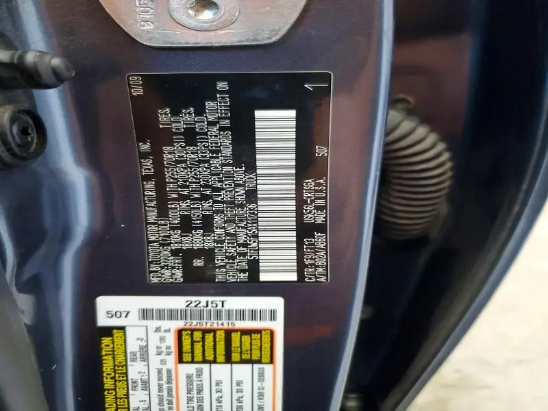 2010 TOYOTA TUNDRA DOUBLE CAB SR5  