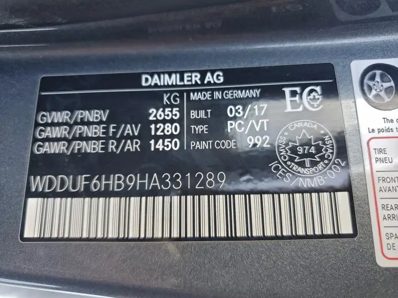 2017 MERCEDES-BENZ S 400 4MATIC  