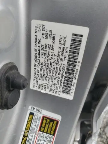 2013 HONDA CR-V LX  