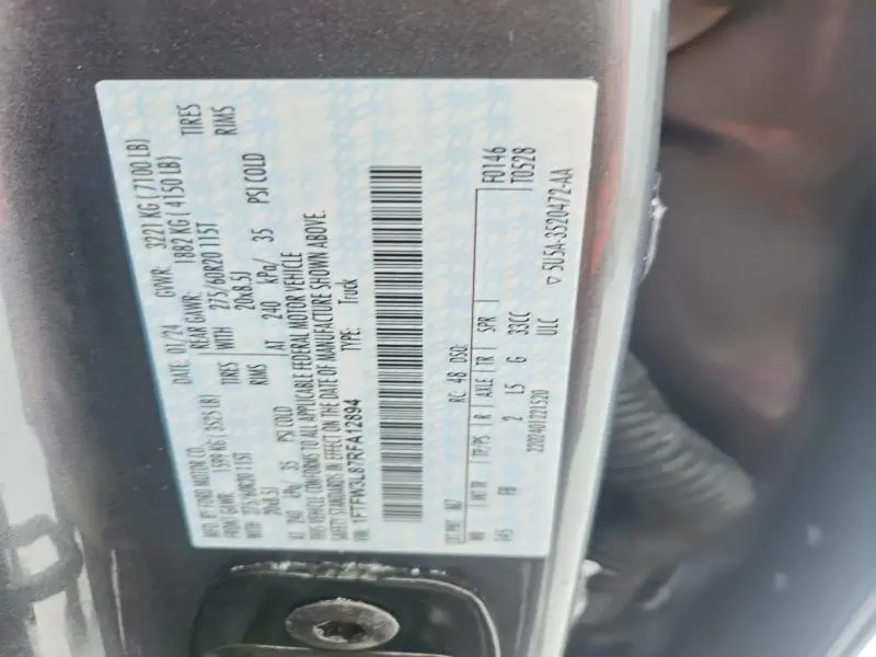 2024 FORD F150 XLT  