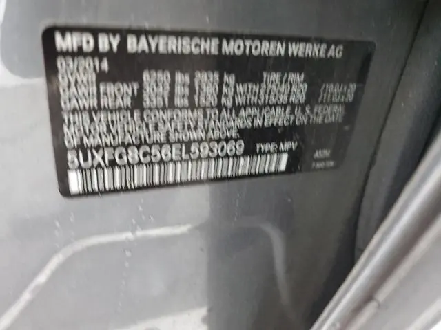 2014 BMW X6 XDRIVE50I  