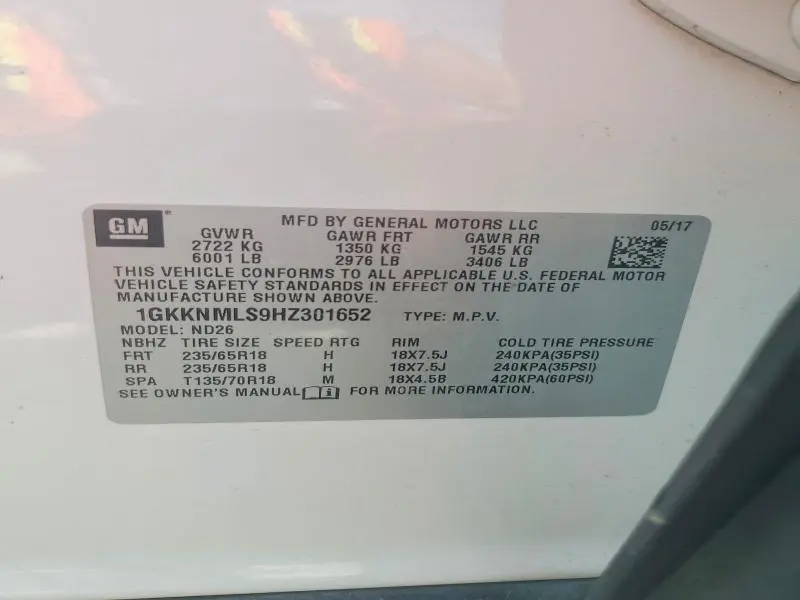 2017 GMC ACADIA   