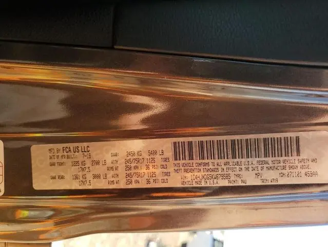 2019 JEEP WRANGLER UNLIMITED SPORT  