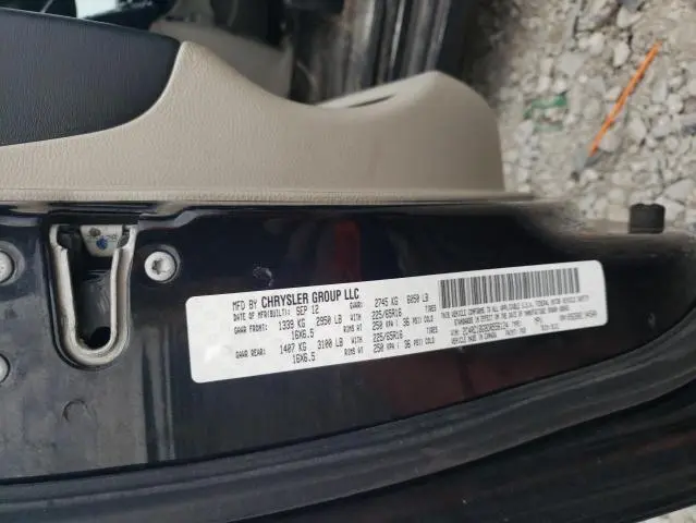 2013 CHRYSLER TOWN & COUNTRY TOURING  