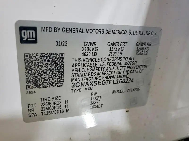 2023 CHEVROLET EQUINOX LS  