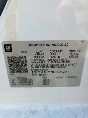 2019 CHEVROLET SILVERADO K2500 HEAVY DUTY LTZ  