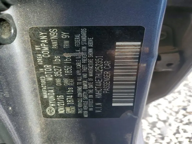 2017 HYUNDAI ACCENT SE  