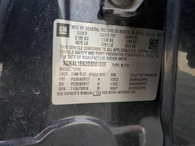 2013 CHEVROLET CAPTIVA LS  