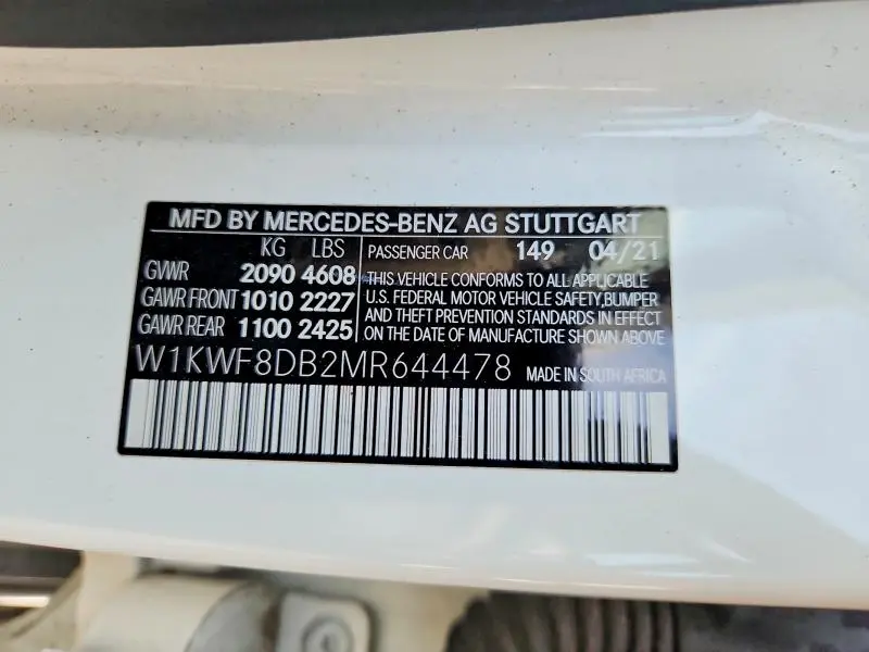 2021 MERCEDES-BENZ C 300  