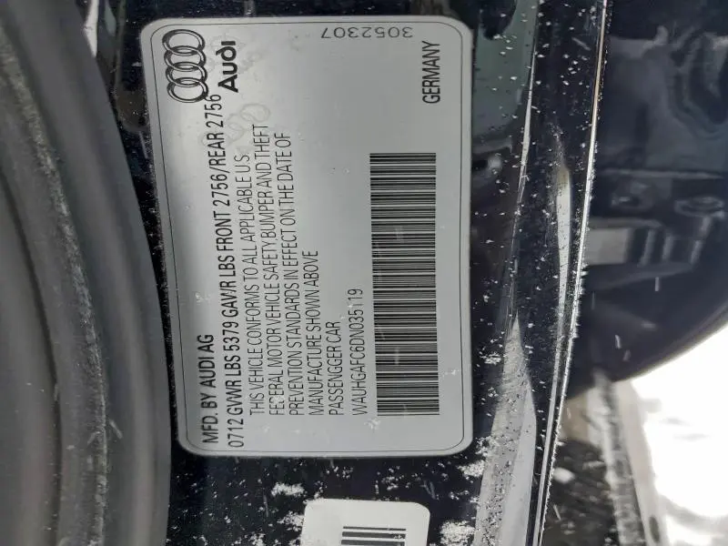 2013 AUDI A6 PRESTIGE  