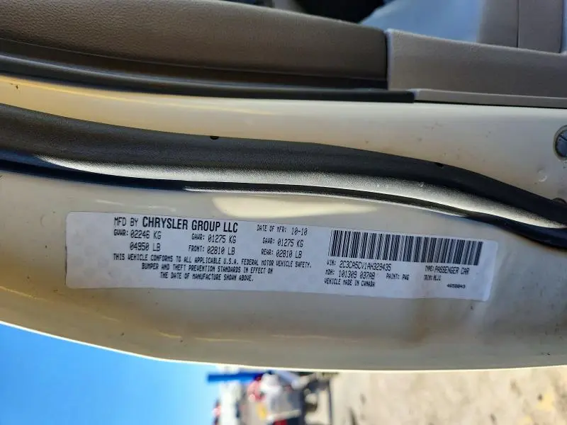 2010 CHRYSLER 300 TOURING  