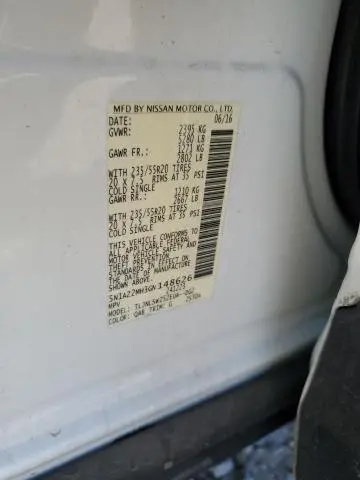 2016 NISSAN MURANO S  