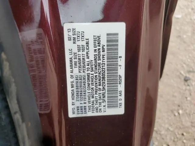 2013 HONDA ODYSSEY LX  