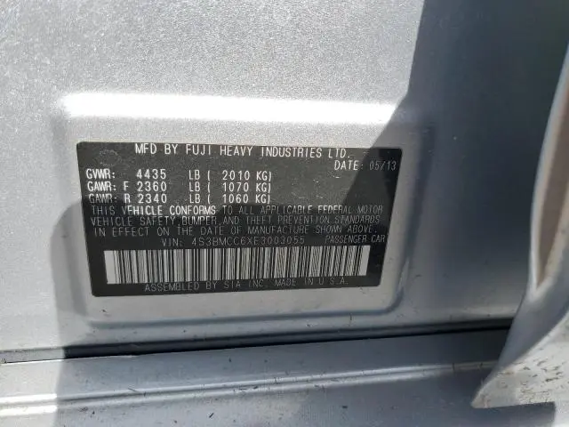 2014 SUBARU LEGACY 2.5I PREMIUM