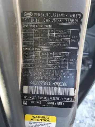 2013 LAND ROVER LR2 HSE  