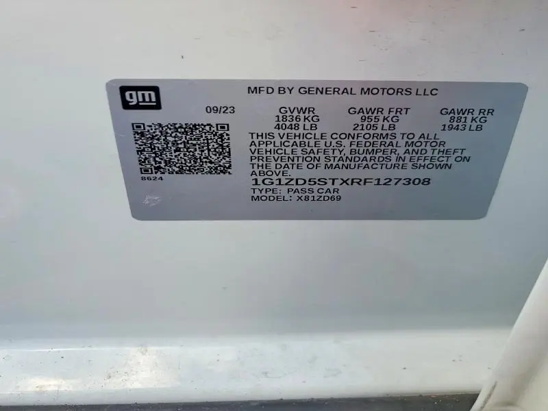 2024 CHEVROLET MALIBU LT  