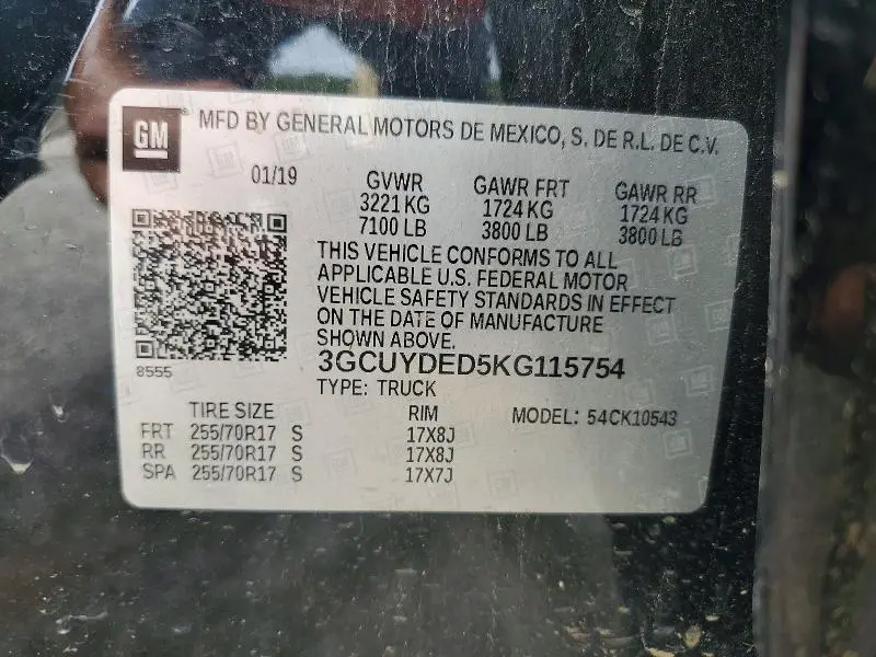 2019 CHEVROLET SILVERADO K1500 LT  