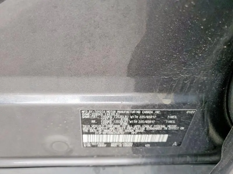 2022 TOYOTA RAV4 LE