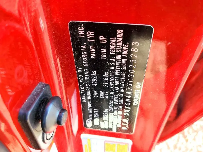 2012 KIA OPTIMA EX  